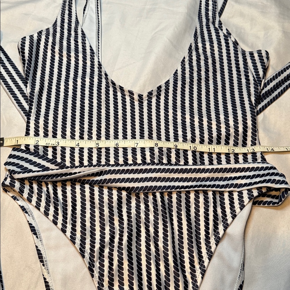 Boohoo Navy and White Kids One Piece - Picture 3 of 7